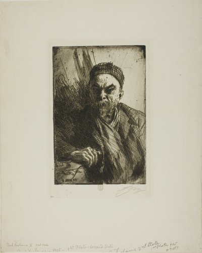 ポール・ヴェルレーヌ2世 作： Anders Leonard Zorn