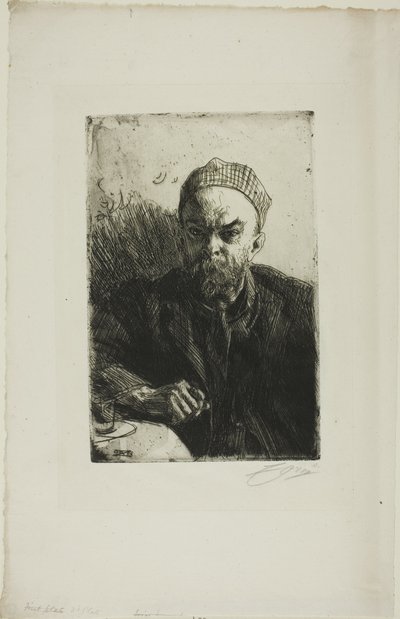 ポール・ヴェルレーヌ1世 作： Anders Leonard Zorn
