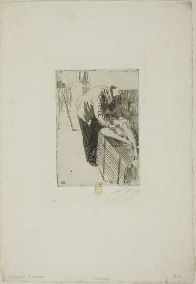 ハッセルバーグあたり 作： Anders Leonard Zorn