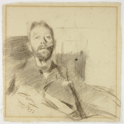 チャールズ・ディアリングの肖像 作： Anders Leonard Zorn