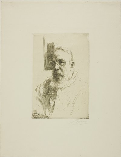 ジョン・バーグ教授 作： Anders Leonard Zorn