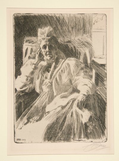 ソフィア女王 作： Anders Leonard Zorn