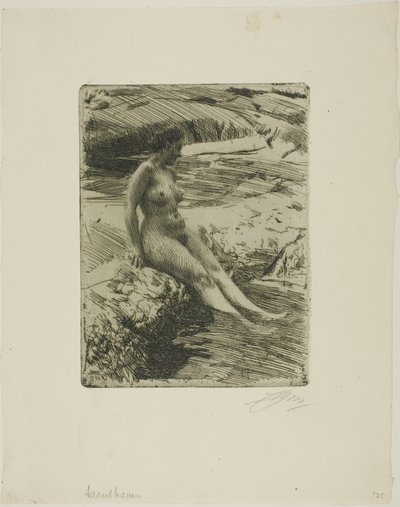 サンド ハーバー 作： Anders Leonard Zorn