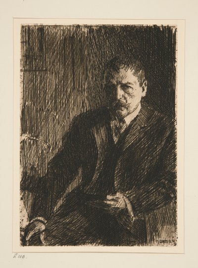 自画像Ⅰ 作： Anders Leonard Zorn