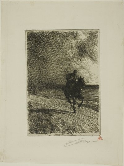 嵐 作： Anders Leonard Zorn