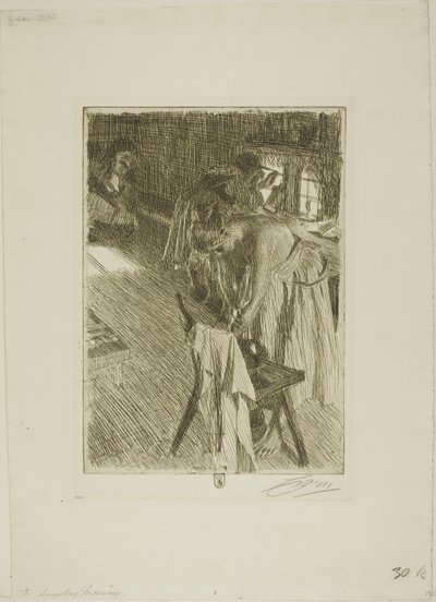 日曜日の朝 作： Anders Leonard Zorn