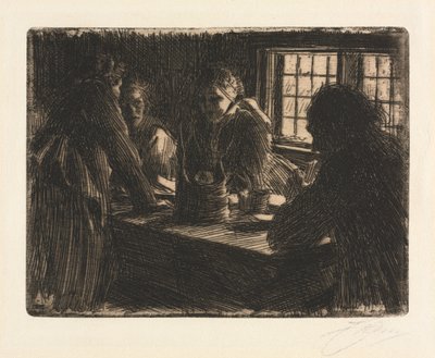 花嫁のメイド 作： Anders Leonard Zorn