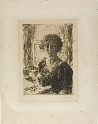スウェーデンのマーガレット王女 作： Anders Leonard Zorn
