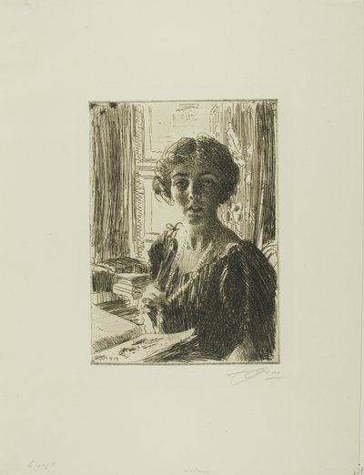 スウェーデンのマーガレット王女 作： Anders Leonard Zorn