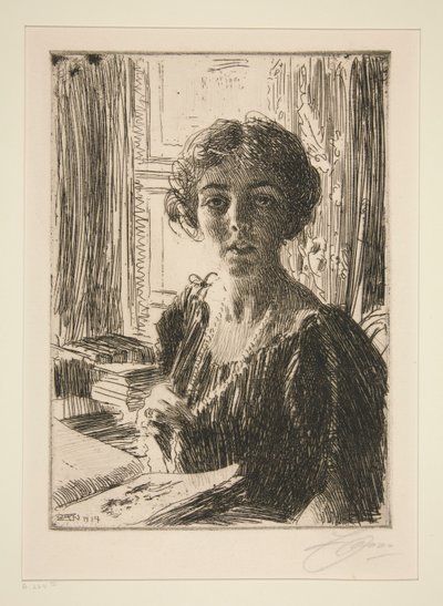 スウェーデンのマーガレット王女 作： Anders Leonard Zorn