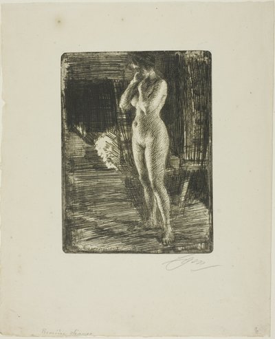 最初のポーズ 作： Anders Leonard Zorn
