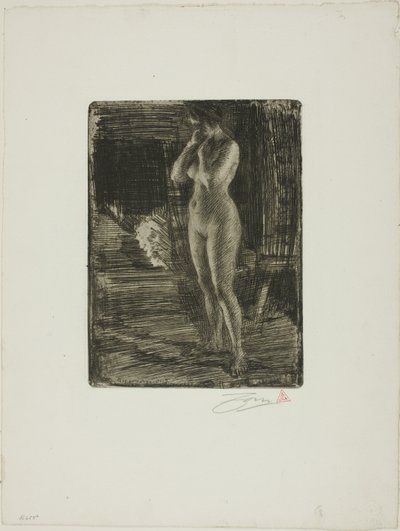 最初のポーズ 作： Anders Leonard Zorn