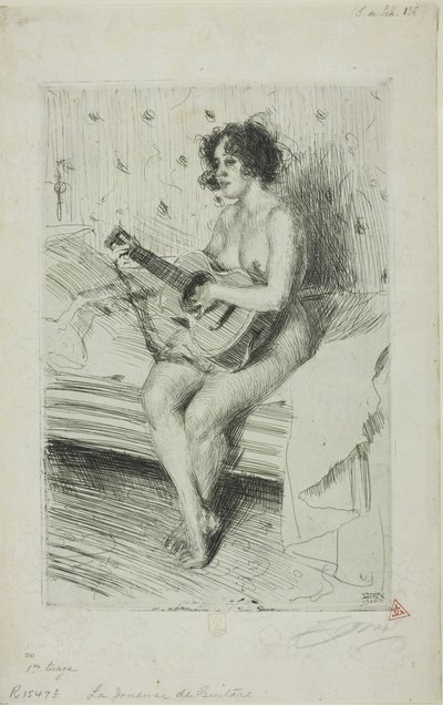ギタリスト 作： Anders Leonard Zorn