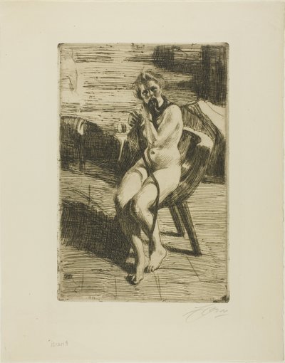 ヘアリボン 作： Anders Leonard Zorn