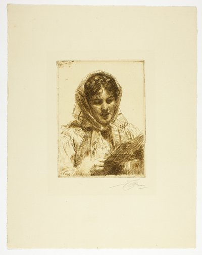 手紙 作： Anders Leonard Zorn