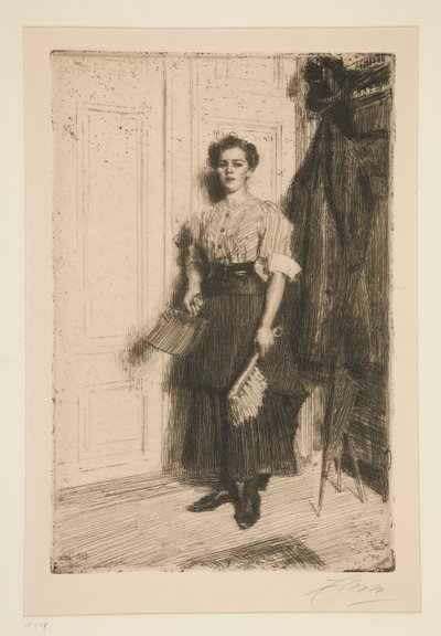 新しいメイド 作： Anders Leonard Zorn