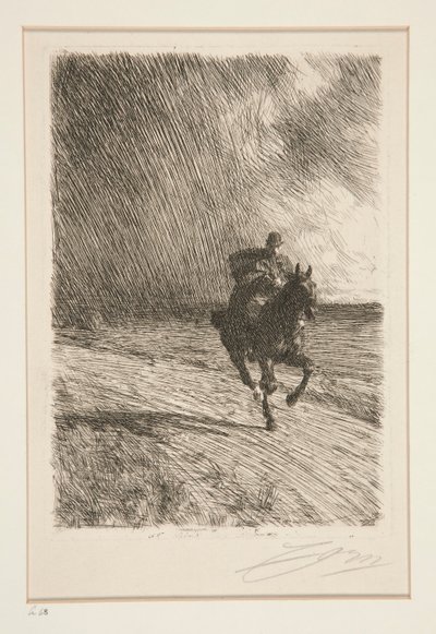 嵐 作： Anders Leonard Zorn