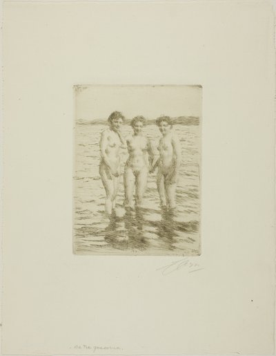 三美神 作： Anders Leonard Zorn