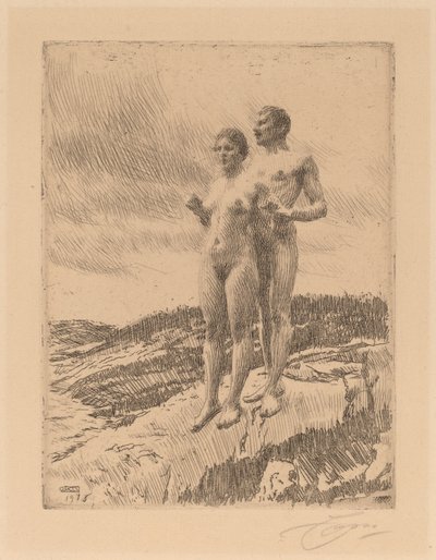 二つ 作： Anders Leonard Zorn