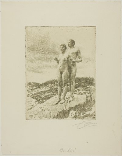 二つ 作： Anders Leonard Zorn