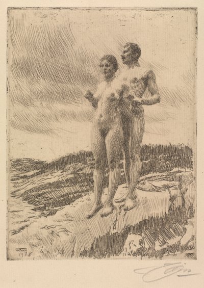 二つ 作： Anders Leonard Zorn
