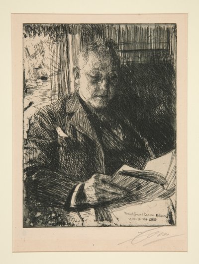 旅の友 作： Anders Leonard Zorn