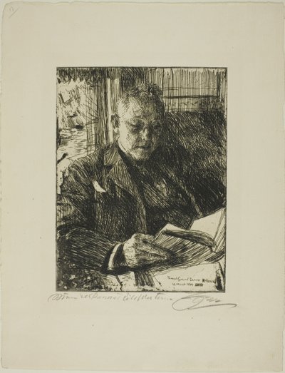 旅の友 (Mr. Ch. Deering) 作： Anders Leonard Zorn