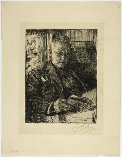 旅の友 (Mr. Ch. Deering) 作： Anders Leonard Zorn