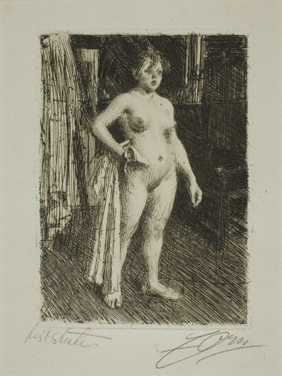 ラ・ヴィレットのヴィーナス 作： Anders Leonard Zorn