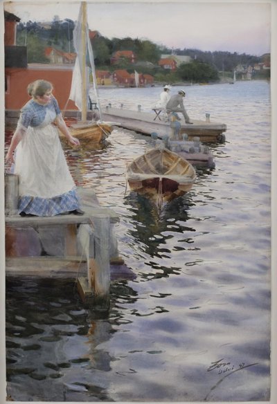 ウェーブラッピング 作： Anders Leonard Zorn