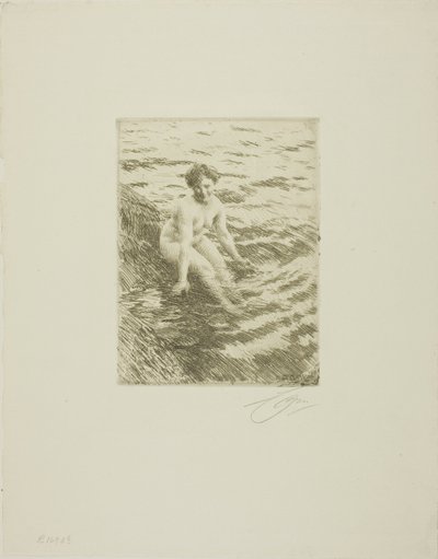 濡れた 作： Anders Leonard Zorn