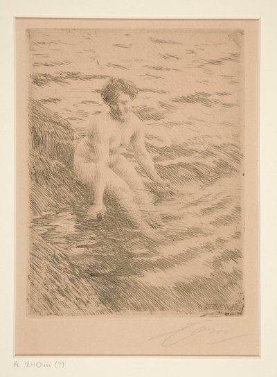 濡れた 作： Anders Leonard Zorn