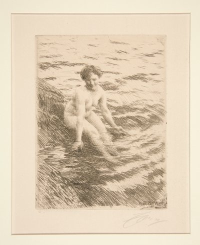 濡れた 作： Anders Leonard Zorn