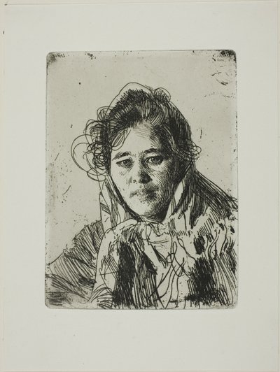 モーラの少女（クロークベリのアンナ） 作： Anders Zorn