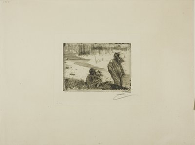 若者の入浴 作： Anders Leonard Zorn
