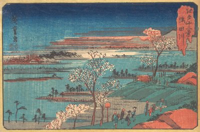 御殿山ーの 花。 作： Ando Hiroshige