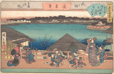 池の また ホライーや、 か。 １８４０。、 か。 １８４０。 作： Ando Hiroshige