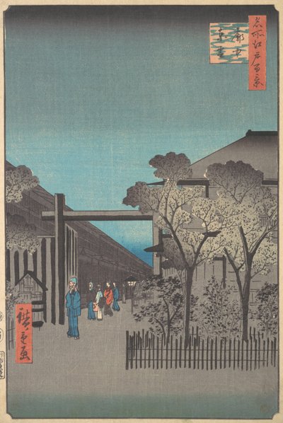 東雲覚帖、巳年 1857 年 4 月、巳年 1857 年 4 月。 作： Ando Hiroshige