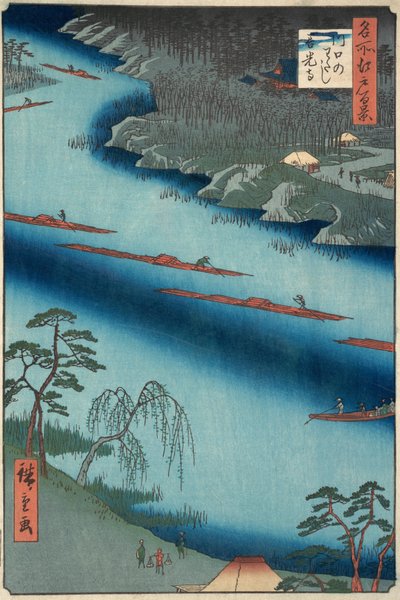 川口, 1857., 1857. 作： Ando Hiroshige