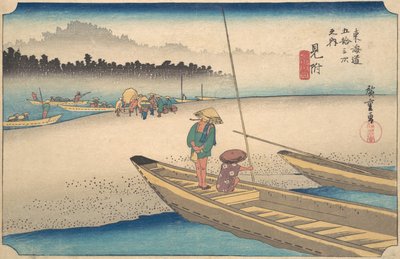 密系 天竜川、 か。 １８３４。、 か。 １８３４。 作： Ando Hiroshige