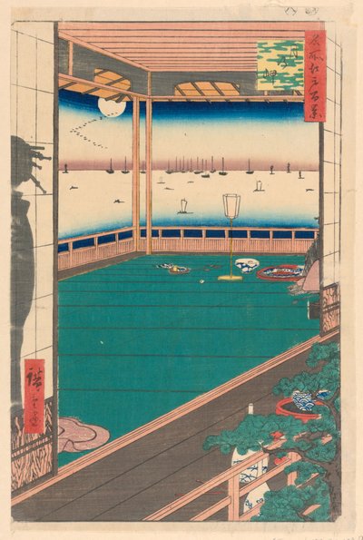 名所江戸百景 月見岬 作： Ando Hiroshige