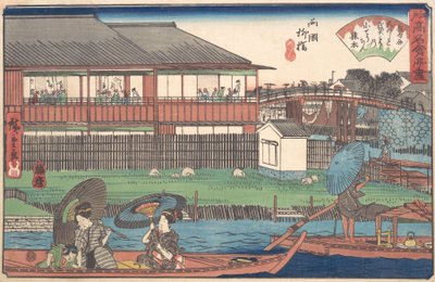 てぇ おの あｔ 呂国 柳橋、 か。 １８３５ー４２。、 か。 １８３５ー４２。 作： Ando Hiroshige