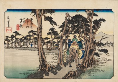 をおＤＢぉｃｋ ｐ林ｔ ー 吉原 左 フジ、 １９ｔｈ 線つｒｙ。 作： Ando Hiroshige