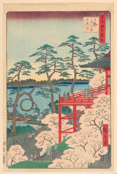 上野山下町（上野山下） 江戸百景より 作： Ando Hiroshige