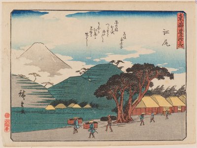 江尻 作： Ando or Utagawa Hiroshige