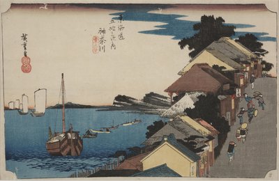 堤防 作： Ando or Utagawa Hiroshige