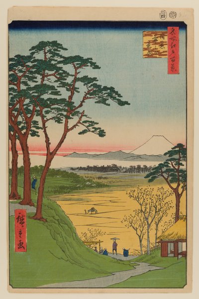 目黒「おじいちゃんの茶屋 作： Ando or Utagawa Hiroshige