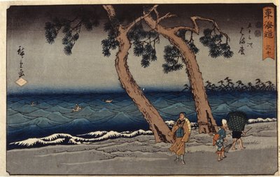 浜松駅（錦絵） 作： Ando or Utagawa Hiroshige