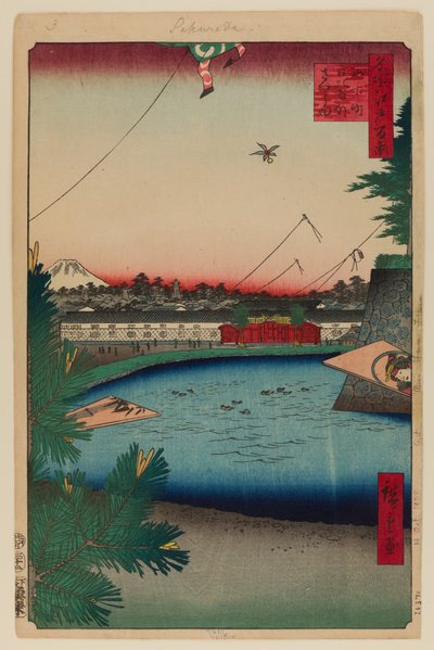 日比谷と外桜田 山下町出身 作： Ando or Utagawa Hiroshige
