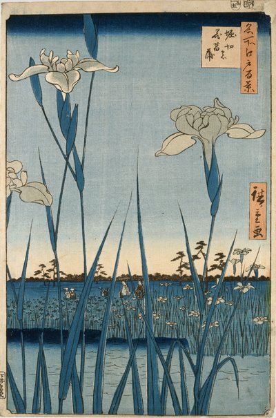 堀切 入りｓ がｒ電 作： Ando or Utagawa Hiroshige